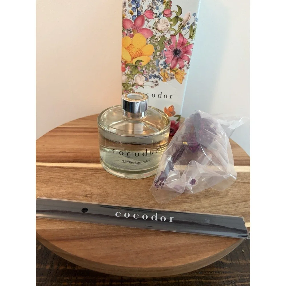 COCODOR Flower Garden Lavender Reed Diffuser New